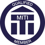 Qualified member of the Institute of Translation & Interpreting logo, MITI with LINK to my profile on the ITI website